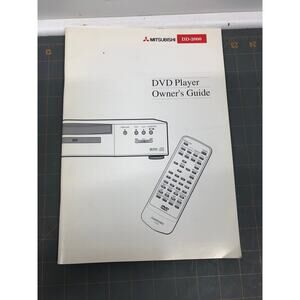 Mitsubishi DD-2000 Owner's Manual DVD Player Guide 1997 Manual only